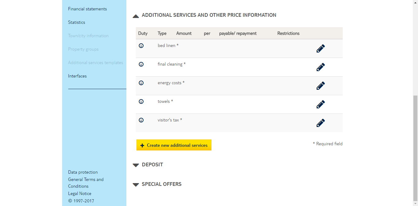 Step-by-step guide by Syncbnb on how to create a listing on atraveo. Step 5: Prices