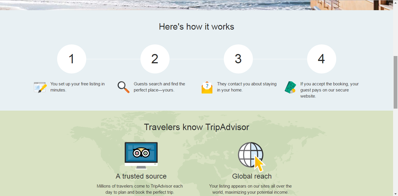 Step-by-step guide by Syncbnb on how to create a listing on TripAdvisor / FlipKey.
