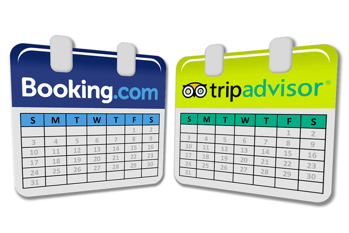 Booking and Tripadvisor calendars