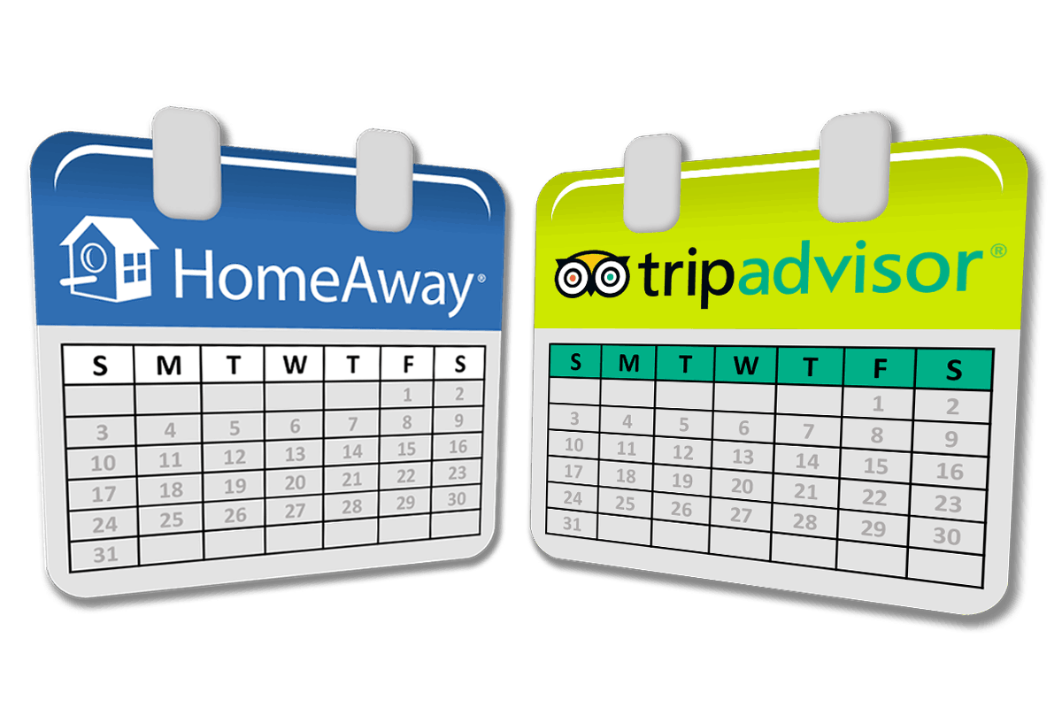 Vrbo and Tripadvisor calendars
